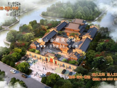 晋城天福寺重建规划效果图